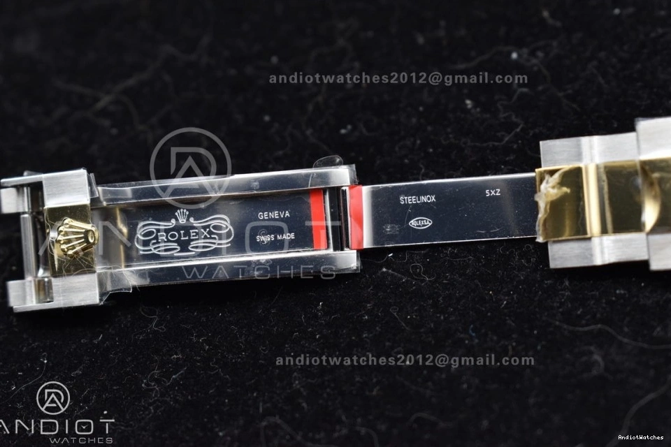 Best YG Dial 116623 White Reliable 1202 GMF Edition SS Plated YG SA Yacht-Master Bracelet on 1013